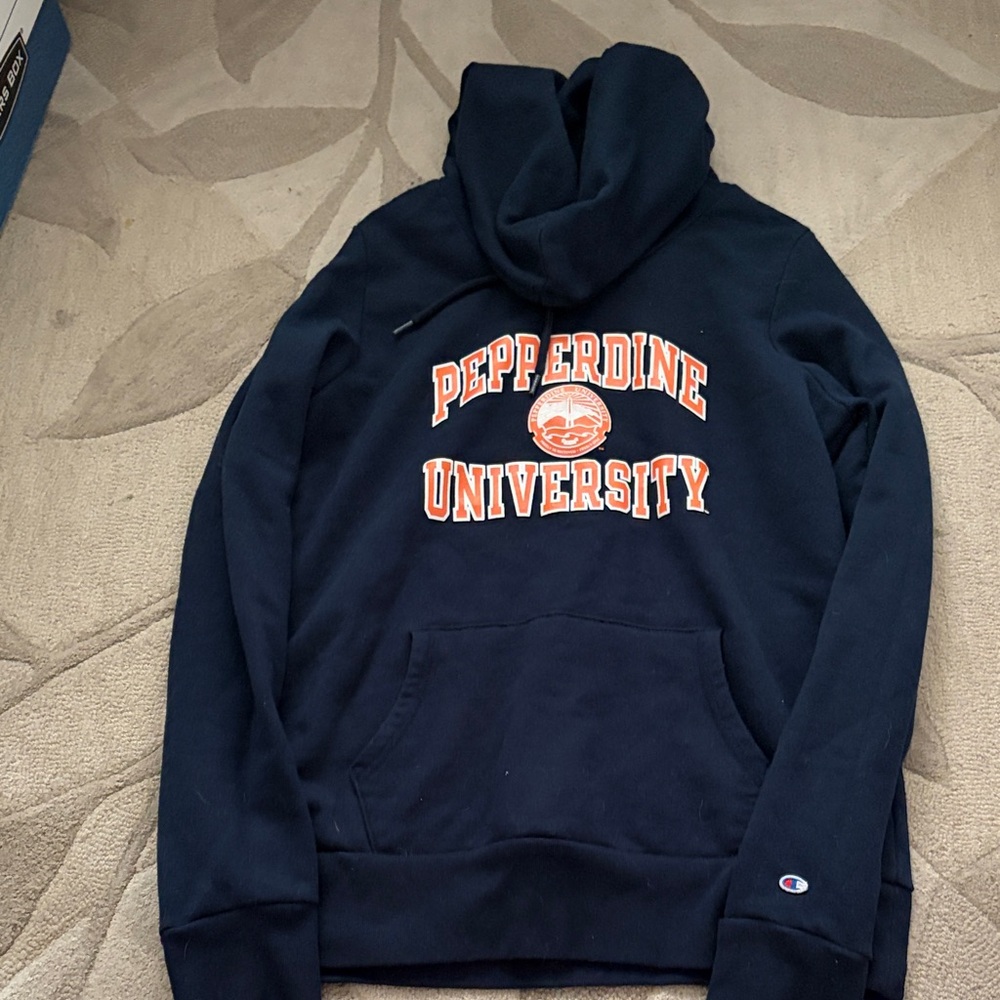 Pepperdine university Champion Dark Blue University Hoodie